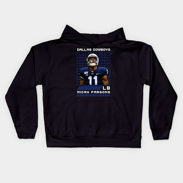 MICAH PARSONS - LB - DALLAS COWBOYS Kids Hoodie by Mudahan Muncul 2022